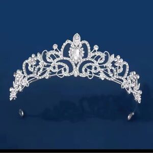 Private Label Silver Crystal Tiara